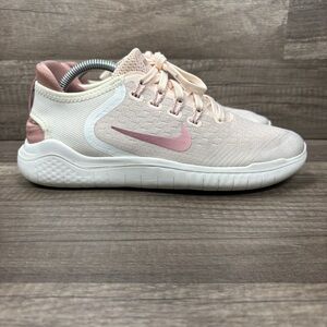 Nike Free RN Pink Womens US Size 7 EUR 38 942837-802 Running Shoes